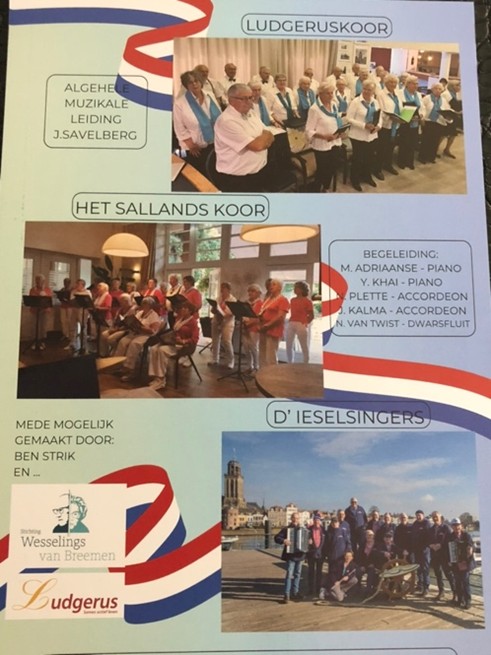 Affiche Bevrijdingsconcert 5 mei 2025